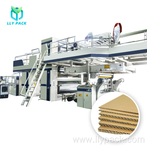 5 layer corrugated cardboard production line